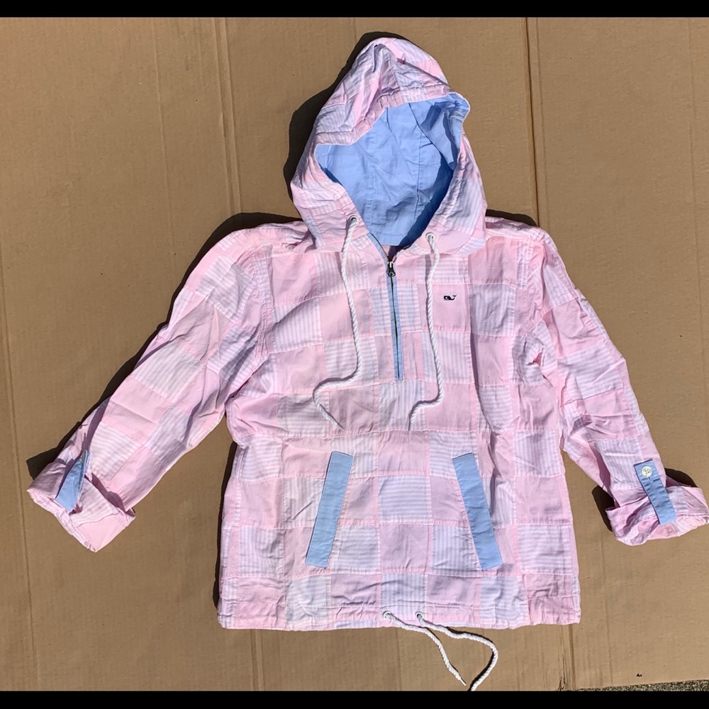 Vineyard Vines Patchwork Hoodie - Small - image 1